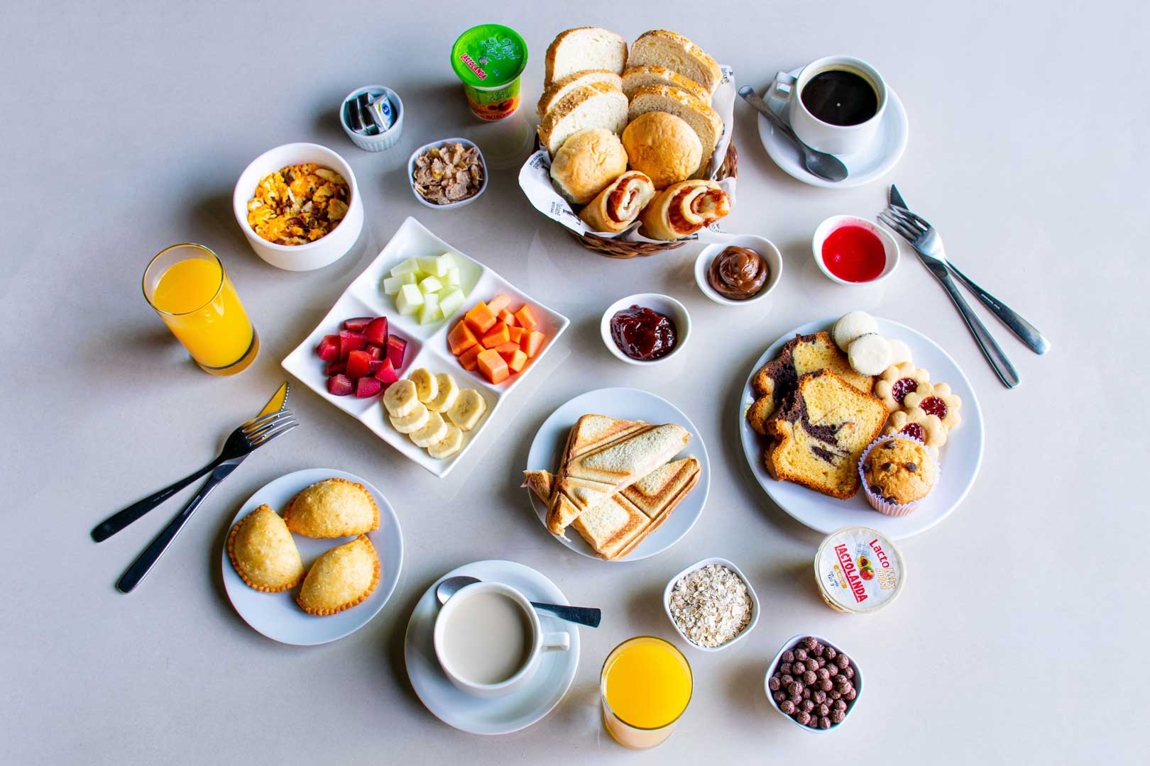 Buffet de Desayuno en mesa